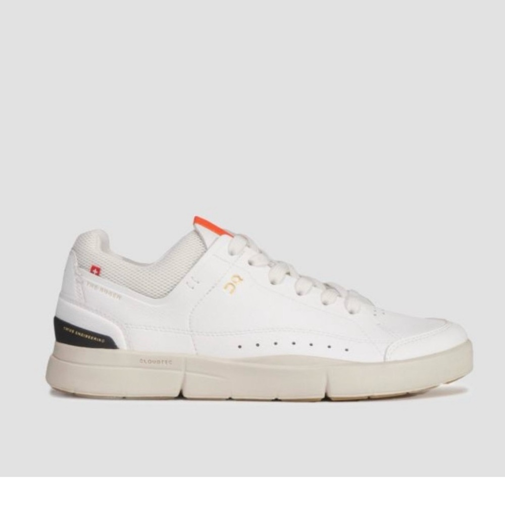 On Running Women's Sneakers in White and Orange
